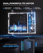 Mini Table Saw for Crafts, Multifunctional Portable Table Saws Adjustable Cutting Angle,Speed,SawDepth; Small Table Saw for Cutting, Grinding, Sanding All-in-one; Tablesaw