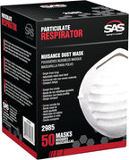 SAS Safety 2985 Non-toxic Dust Mask Box of 50