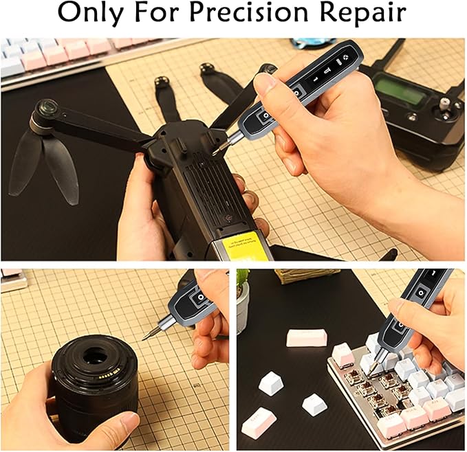 Electric Screwdriver Set, 180 In 1 Electric Precision Screwdriver Set with 160 Magnetic Bits, Magnetic Storage, Power Screwdriver Repair Tool Kit for Computer Phone Laptop & Electronics Repair