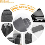 Fabric Repair Patches, Self-Adhesive Suede Patches Tape Durable, DIY Large Fabric Repair for Sofa, Couches, Furniture, Chair, Clothing （3.5X79 Inch, Black）