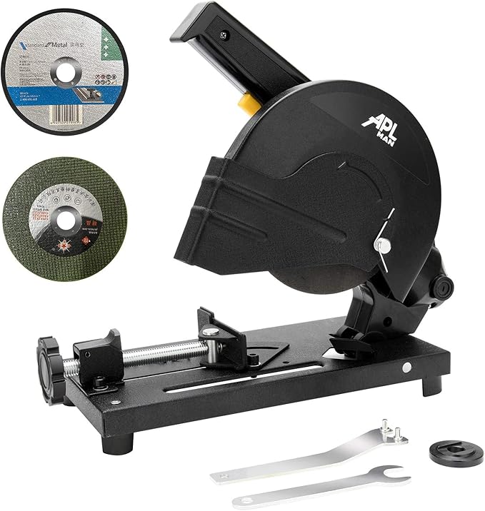 6 Inch Cut off Saw Metal Cutting Chop Saw Miter Saw 45° Angle iron/Rebar/Iron/Plastic Cutting