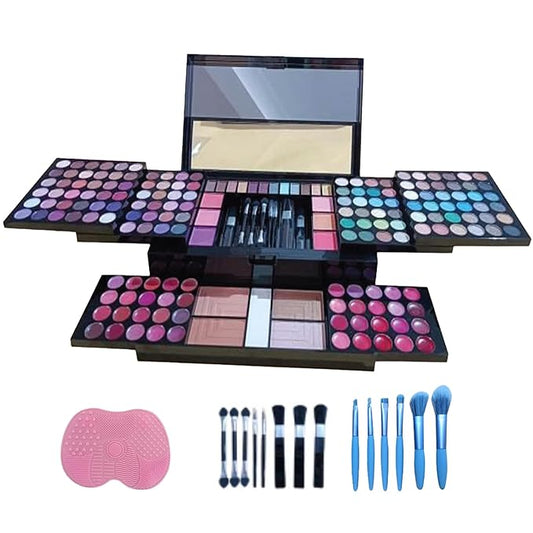 Makeup Kit for Women - 190-in-1 - Professional Makeup Pallets, makeup kit Includes Eyeshadows, Blushes, Makeup Brushes & More For a Full Makeup Look-VeraVaultWomen
