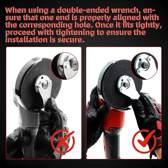 DOGTOOTH Max 21V 4-1/2'' Cordless Angle Grinder Set with 2 * 4.0 Ah Batteries, Compatible with Makita 18V Battery, Brushless Motor, Max10000 RPM, Charger, 4 Cutting&Grinding Discs and Carry Case