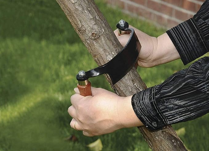 Draw Knife 5" Curved Draw Shave Woodworking Tool (Curved-5 inches)
