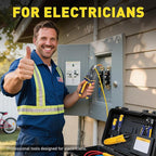 haisstronica Quick Change Jaws Crimping Tool for Open Barrel Terminals AWG 20-10 Ratcheting Wire Crimper & Terminals - H6