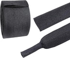 Heat Shrink Braided Sleeving Fabric Tubing 2 in 1 Wiring Harness Tubing Abrasion Resistant Cable Sleeve for Protection Wire/Sheath/Irregular Shape Hose (1-3/8"-13ft)