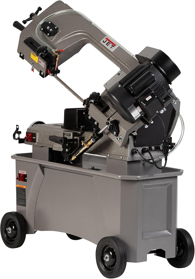 JET 7" x 12" Horizontal/Vertical Metal Bandsaw, 3/4 HP, 115/230V 1Ph (Model HVBS-712)