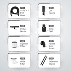 6 Gallon 3.0 Peak HP Wet/Dry Vacuum, Stainless Steel Tank, 3 in 1 Function Portable Shop Vacuum with Attachments, Ideal for Jobsite, Garage & Workshop.