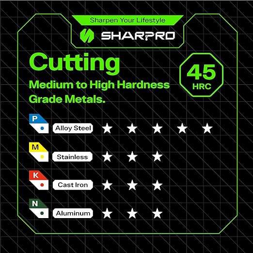 Carbide Ball Nose End Mill 2 Flute 8mm SHK. 8mm Cutting Dia. 3D Carving, High-Speed and Deep Cutting, AlCrN Coated, Apply for Alloy Steel, Stainless Steel and Various Cast Iron.