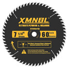 7-1/4-Inch 60-Tooth Fine Circular Saw Blade,Replacement for Diablo D0760A D0760X,DeWalt DWA171460 Wood Cutting Circular Saw Blade,Compatible with Skip,Dewalt,Milwaukee7-1/4 Circular Saw,5/8-Inch Arbor