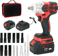 BeHappy Power Impact Wrench 21V, 1/2" Cordless Impact Wrench with 4.0Ah Li-ion Battery for Home, DIY
