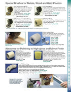 CS Unitec | Poly-PTX Cotton Rings | Flex Rotary Polisher Tool Attachment for Stainless Steel | 4" Diameter x 1/2" Wide, (Pack of 8)