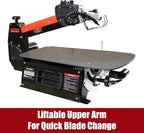 Bucktool 22 Inch Variable Speed Scrow Saw, 1.3A Scroll Saw for Woodworking