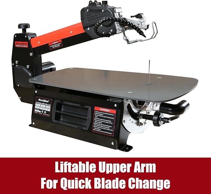 Bucktool 22 Inch Variable Speed Scrow Saw, 1.3A Scroll Saw for Woodworking