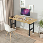 48” Chipboard Wood Work Bench Work Table, Mental Tool Heavy-Duty Adjustable Workbench, 3000 Lbs Capacity Tool Bench Workstation for Garage, Workshop