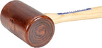 VAUGHAN Rawhide Mallet, Non Marring, Hardwood Handle, 1.5 Lbs, RM275, VN58222