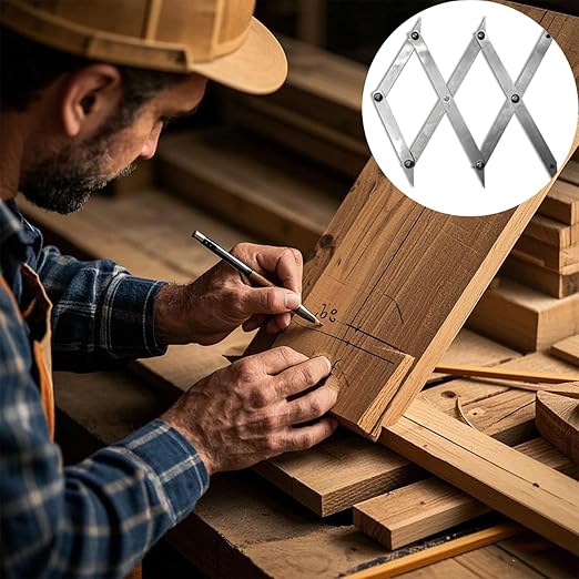 Picket Master Pro 3 Point Center Finder for Precise Measurements,Center Point Finder, Center Finding Tool,Equidistant Measuring Tool,Wood Working Welding Precise Center Finding