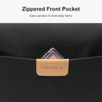 LEVEL8 Travel Toiletry Bag for Women Men, Travel Organizer Water Repellent, Makeup Organizer with Hang Hook for Travel Accessories, Large/Black