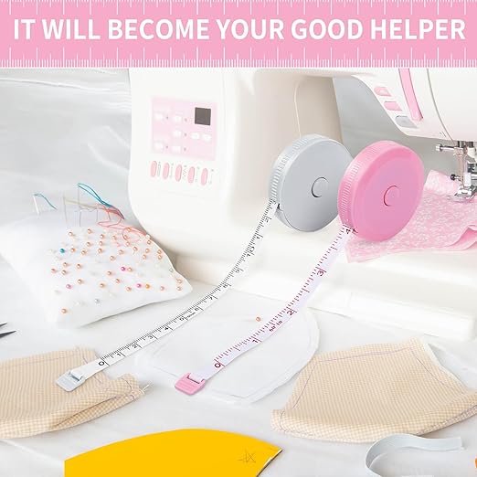 16 Pack Tape Measure, 60 Inch/150cm Retractable Body Measuring Tape - Soft Sewing Tape for Tailor, Craft & Cloth Measurements (Cold Green)