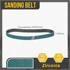 1 x 18 Inch Sanding Belt, 10 Pcs 60 Grit Zirconia Knife Sharpener Belts Work Sharpening for Belt Sander Knife Carving Tool Metal Working