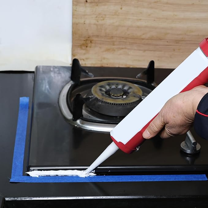 Bates- Caulking Gun, 10:1 Thrust Ratio, Red, Caulking Tool Gun, Caulk Gun No Drip, Hand Caulking Guns, Silicone Gun, Caulking Gun Tool, No Drip Caulk Gun, Caulk Guns, Caulking Gun Dripless