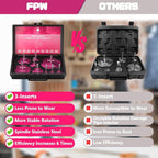 Original Design Patent Triple Inserts 3 Inch PVC Pipe Reamer, PVC Fitting Saver, Pipe Tools for Schedule 40