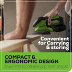 Greenworks 24V Cordless Finishing Sander 11,000 OPM, Tool-Only (Battery and Charger Sold Separately)