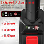 NAWIN 4 inch Cordless Angle Grinder Kit, Variable Speed Grinder, 2×4.0Ah Li-Ion Battery&Fast Charger,9000RPM Brushless Motor, battery angle grinder tool,angle grinder cordless