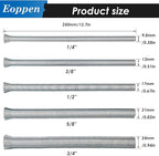 Spring Tubing Benders Kit 1/4, 3/8, 1/2, 5/8 and 3/4 Inch 5 in 1 Tube Bender Set for Copper, Brass, Aluminum and Thin Steel Tube