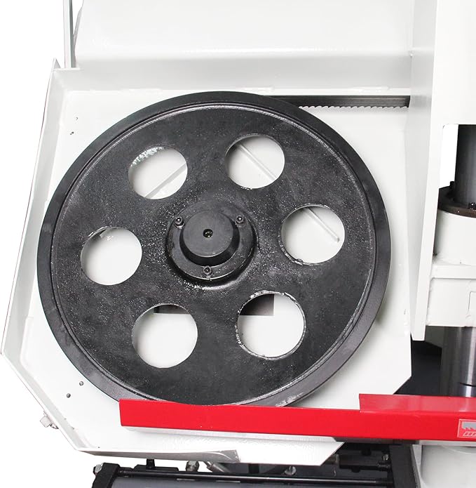 KAKA Industrial TBK-11B Double Column Band Saw, Hydraulic downfeed control, Variable Speed, Automatic Non-mitering Horizontal Bandsaw 11 inch capacity with 220V 3PH motor