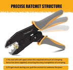 Mulwark Wire Crimping Tool for Heat Shrink, Wire Crimper AWG 10-22 | Professional Wire Crimpers-Crimping Pliers for Automotive, Marine & DIY Electrical Projects