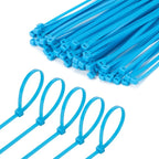 8 Inch Blue Zip Tie 1000 PCS, 40 Lbs - Small to Medium Zip Tie, Nylon PA66 UV Resistant Cable Tie Heavy Duty for Indoor and Outdoor Use - Ideal for bundling and securing objects