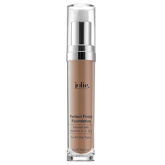 Jolie Perfect Finish Liquid Foundation Makeup SPF 15 Oil Free (MC2)-VeraVaultWomen