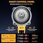 1/2 inch Cordless Impact Wrench,650Ft-lbs (800N.m) Brushless Power Impact Driver,3000RPM High Torque Impact Gun,2x 4.0 Battery, 5 Sockets,8 Drill,6 Screws for Home Car Tires Truck Mower