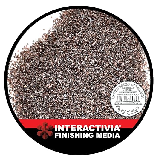 #30 Aluminum Oxide - 8 LBS - Coarse Sand Blasting Abrasive Media for Blasting Cabinet and Blasting Guns.