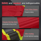 BeautyWill Custom Safety Vest Customized Logo Class 2 High Visibility Reflective Vest with Pockets Construction workwear