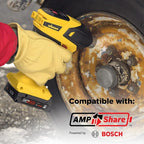 Wagner SprayTech 2462735 FURNO 550 18V Variable Temp Cordless Heat Gun for Crafts, Wire Shrinking, Defrosting Pipes, with 2 Nozzles – Includes 2 Batteries and a Charger