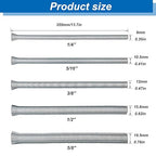 Tnisesm Spring Tube Bender Set 1/4'', 3/8'', 1/2'', 5/8'' and 3/4'' for Copper, Aluminum and Thin Wall Steel Tubing 13.7'' / 350mm Length