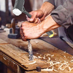 2lb Sledge Hammer - Heavy Duty Forged Forged One Piece Steel Construction with Fiberglass Handle, Perfect for Demolition, Construction, and Driving Stakes