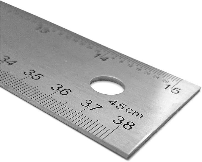 Pacific Arc 42 Inch T Square, Traditional Stainless Steel, Graduated Inch and Metric