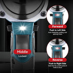 Cordless Rivet Gun with 2PCS Batteries and 1.2A Fast Charger, Brushless Electric Rivet Gun, 0.78" Stroke Length, Rivet Gun Kit for 1/8", 5/32", 3/16" Stainless & Aluminum Rivets