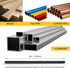 6in. Pro Bi-Metal HSS Mini Hacksaw Replacement Blades, Fine Finish Cut Hacksaw Blade Set 24 TPI 10 pk