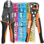 Crimping Tool For Heat Shrink Connectors, 310PCS AWG 22-10 Waterproof Automotive Marine Grade Heat Shrink Wire Connectors and Wire Stripper