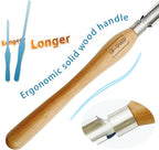 1 inch Spindle Roughing Gouge for Wood Lathe,M2 Cryo HSS Wood Turning Tools with Beech Wood Handle