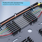 Premium Fiber Optic Fusion Splicing Sleeves Protector Adapter Heat Shrink Tube Clear 1000pcs Per Box 2.5mm Dia After Recovery,45mm (L)