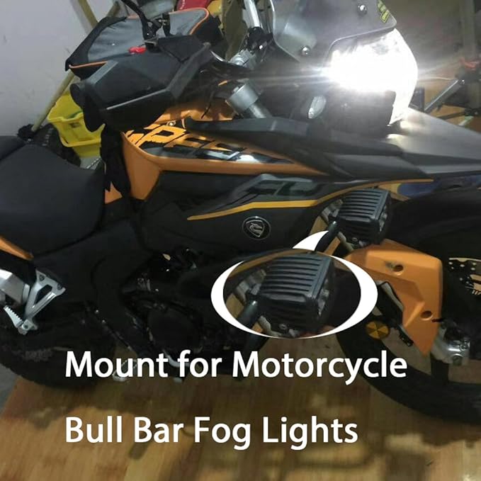 0.875" Clamps Roof Roll Cage Holder,LED Off-Road Light Horizontal Bar Tube Clamp 22mm(2pc-0.875" Clamp)