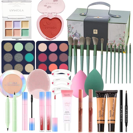 Makeup Kit for Girls,Makeup Gift Set for Girl，Girls Makeup Sets Ages 8-12,Teen Girls Beginner Makeup Kit Gifts,Suitable for Beginners, entry-level, and Teenagers.-VeraVaultWomen
