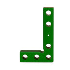 Small Square and Center Finder - Made in USA Versatile Woodworking Tool with 11/32" Center Marking Hole for Larger Pencils, Carpenter Tool for Accurate Line Transfers (Green)