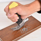 Small Claw Hammer - Mini Hammer for Women&Kids, Camping Hammer, Stubby Tack Hammer, Nail Hammer with Magnetic (Purple)