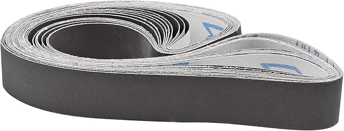 1 x 30 Belt Sander Belts for Knife Sharpening,400 Fine Grit Silicon Carbide Metal Working Sanding Belts,15-Pack